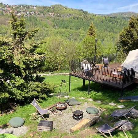 Glampspace - Szlak Beskidzki Hotel เมียดซิบรอดจิ บิอัลสแก ภายนอก รูปภาพ