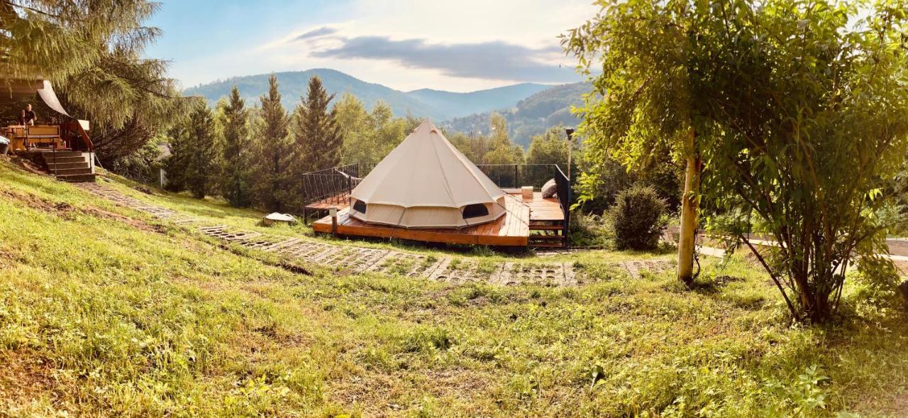 Glampspace - Szlak Beskidzki Hotel เมียดซิบรอดจิ บิอัลสแก ภายนอก รูปภาพ