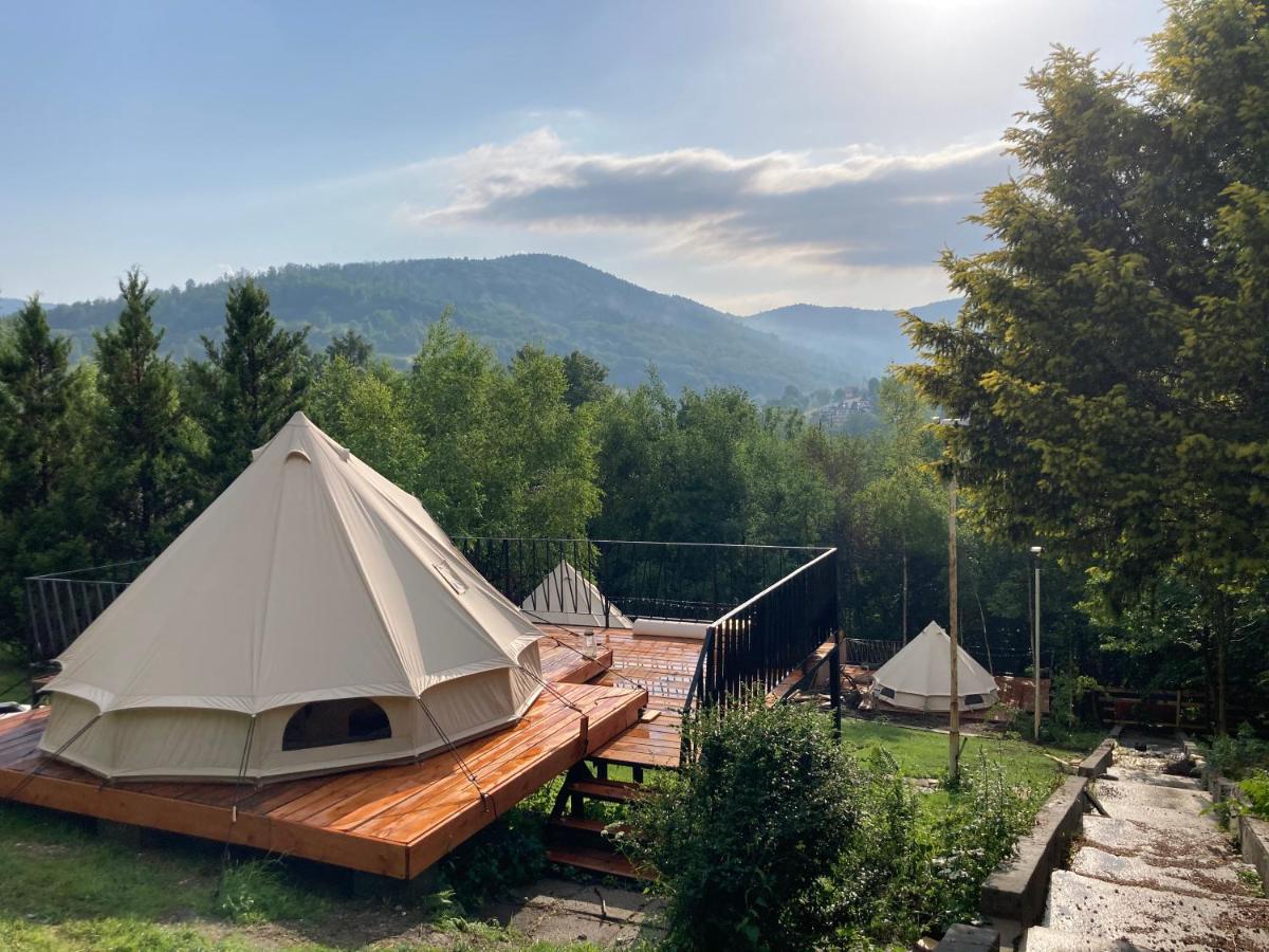 Glampspace - Szlak Beskidzki Hotel เมียดซิบรอดจิ บิอัลสแก ภายนอก รูปภาพ