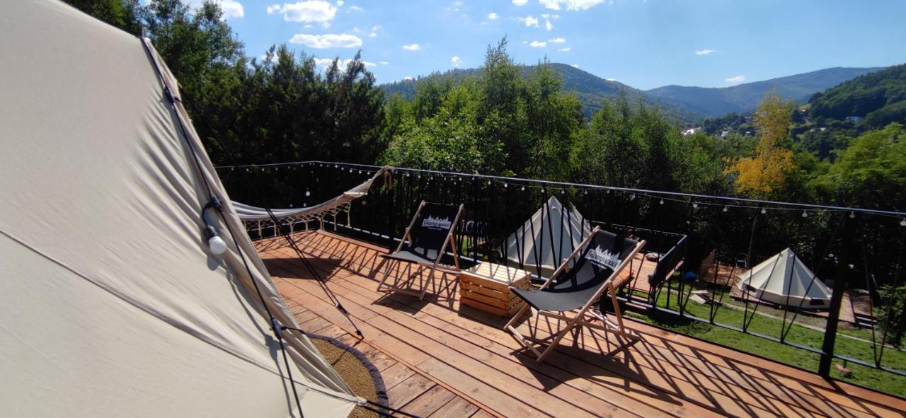 Glampspace - Szlak Beskidzki Hotel เมียดซิบรอดจิ บิอัลสแก ภายนอก รูปภาพ